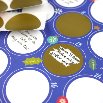 Weil du einzigartig bist - Der Rubbel-Adventskalender für Jungs