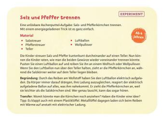 Kleine Experimente in der Kita
