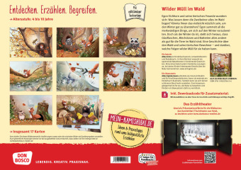 Egon Eichhorn und der wilde Müll im Wald. Kamishibai Bildkartenset, m. 1 Beilage