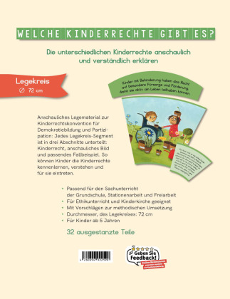 Die Kinderrechte. Ein Legekreis für die Grundschule in 10 Bildern