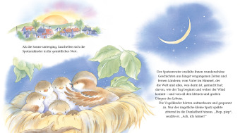 Der ängstliche kleine Spatz