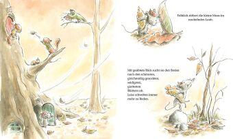 Die kleine Maus und das goldene Blatt