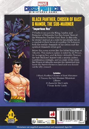 Marvel: Crisis Protocol - Black Panther, Chosen of Bast & Namor, the Sub-Mariner (Spiel-Zubehör)