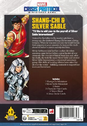 Marvel: Crisis Protocol - Shang-Chi & Silver Sable (Spiel-Zubehör)