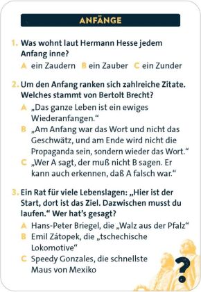 Classic Quiz Große Zitate