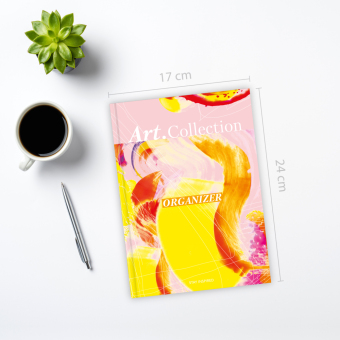 Terminplaner 2024/2025: Der ideale Terminkalender ohne Datum mit stabilem Hardcover. Organizer, Buchplaner aus der Art.Collection von Stay Inspired