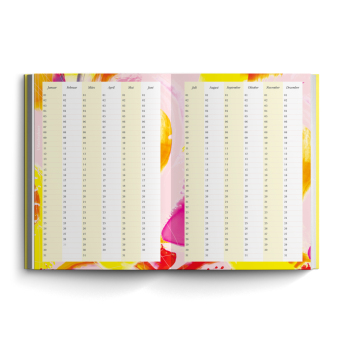 Terminplaner 2024/2025: Der ideale Terminkalender ohne Datum mit stabilem Hardcover. Organizer, Buchplaner aus der Art.Collection von Stay Inspired