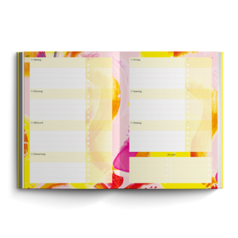 Terminplaner 2024/2025: Der ideale Terminkalender ohne Datum mit stabilem Hardcover. Organizer, Buchplaner aus der Art.Collection von Stay Inspired
