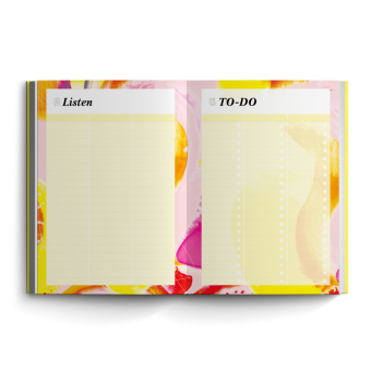 Terminplaner 2024/2025: Der ideale Terminkalender ohne Datum mit stabilem Hardcover. Organizer, Buchplaner aus der Art.Collection von Stay Inspired
