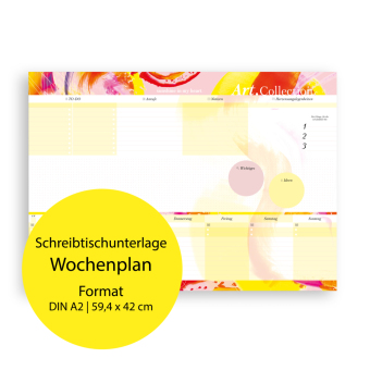 Schreibtischunterlage aus Papier DIN A2| 50 Blatt zum Abreißen aus der Art.Collection von Stay Inspired