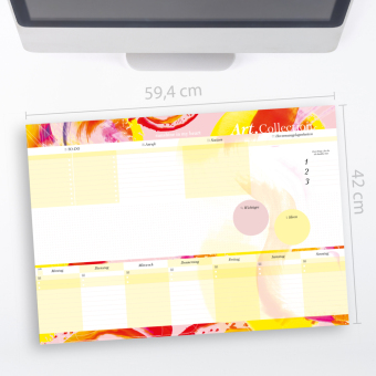 Schreibtischunterlage aus Papier DIN A2| 50 Blatt zum Abreißen aus der Art.Collection von Stay Inspired