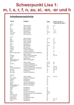 Schreiben mit Lisa - Heft 1