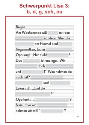 Schreiben mit Lisa - Heft 3