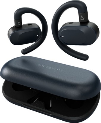 CREATIVE Outlier GO TWS Open-Ear-Kopfhörer, Bluetooth 5.4, blau