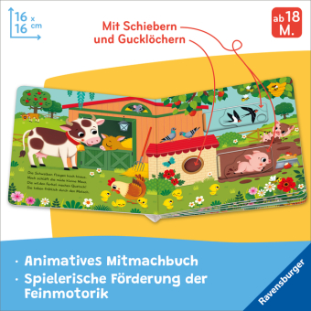 Mein Schiebe-Mitmachbuch - Lieblingstiere