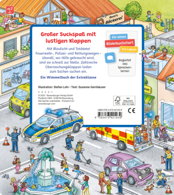 Mein Sachen suchen Wimmelbuch: Fahrzeuge im Einsatz