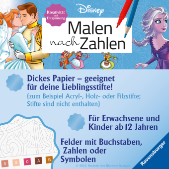 Disney - Malen nach Zahlen: Love Stories