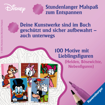 Disney - Malen nach Zahlen: Micky, Donald & Co.