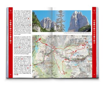 KOMPASS guida escursionistica Dolomiti di Sesto, Parco Naturale Tre Cime, 50 itinerari