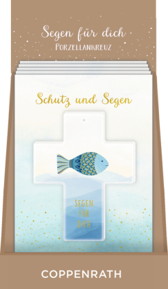 Porzellankreuz - Segen für dich 