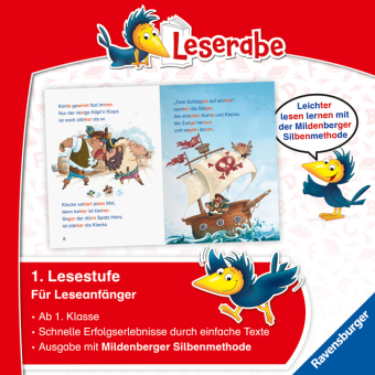 Leserabe mit Mildenberger Silbenmethode - Wilde Piratenabenteuer