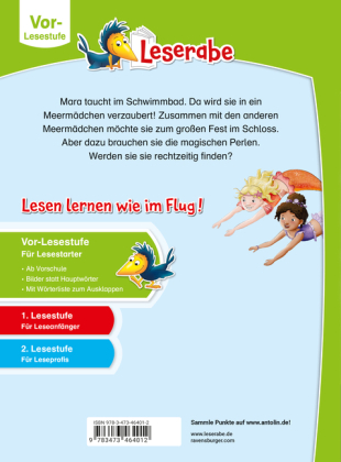 Leserabe Vor-Lesestufe - Meermädchen Mara und die magische Perle