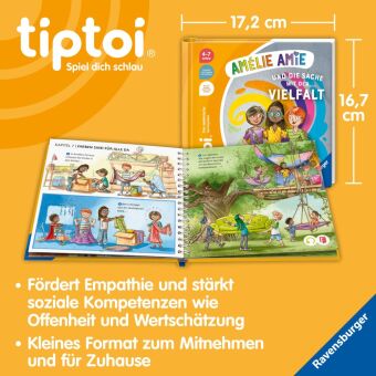 tiptoi® Bildergeschichten über den Umgang mit Gefühlen - Amélie Amie und die Sache mit der Vielfalt