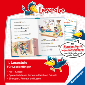 Leserabe Sonderausgaben - Juhu, jetzt bin ich Schulkind!