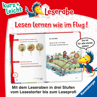 Leserabe 1. Lesestufe Kurz und leicht - Schulgeschichten