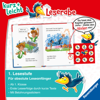 Leserabe 1. Lesestufe Kurz und leicht - Tonis magisches Fußball-Trikot