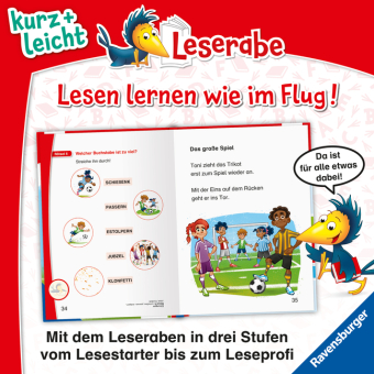Leserabe 1. Lesestufe Kurz und leicht - Tonis magisches Fußball-Trikot