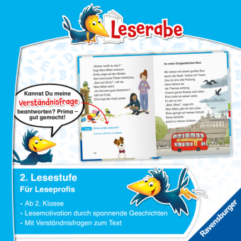 Leserabe 2. Lesestufe - Auf heißer Spur - Die Detektive von London
