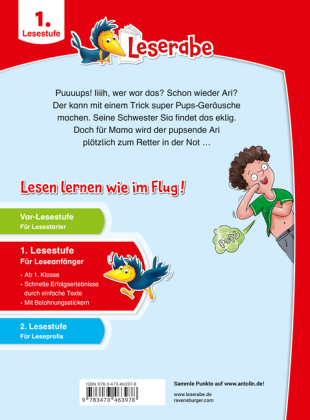 Leserabe 1. Lesestufe - Pups-Alarm!