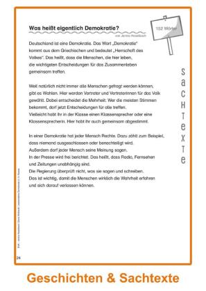 Lesetandems Demokratie 3./4. Klasse