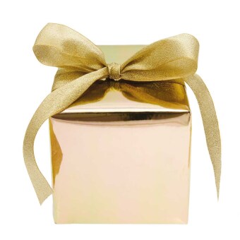 Geschenkpapier Metallic Gold, FSC MIX