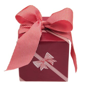 Geschenkpapier Schleifen, Streifen, FSC MIX