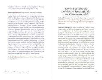 Stolpersteine im Klimadialog
