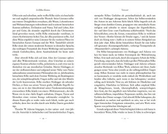 Rainer Maria Rilke oder Das offene Leben
