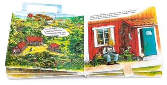 Pettersson und Findus backen Pfannkuchentorte 