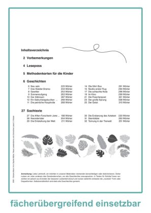 Neue Lesetandems und chorisches Lesen 3. Klasse
