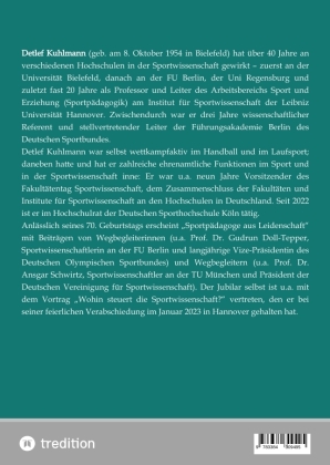 Detlef Kuhlmann - Sportpädagoge aus Leidenschaft