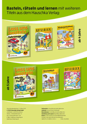 Lass uns basteln - Bastelbuch ab 4 Jahre - Magie und Fabelwesen