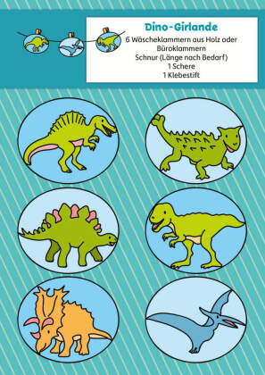 Lass uns basteln - Bastelbuch ab 4 Jahre - Dinosaurier