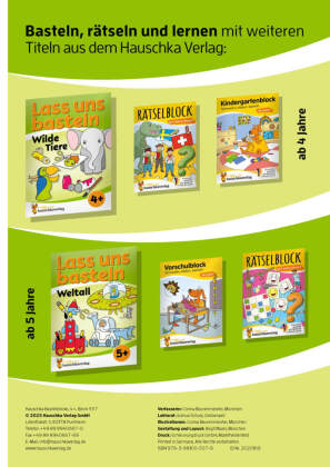 Lass uns basteln - Bastelbuch ab 4 Jahre - Dinosaurier