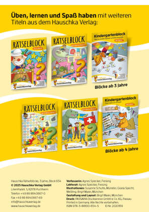 Rätselblock ab 3 Jahre, Band 3