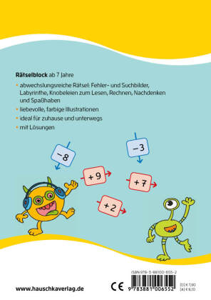 Rätselblock ab 7 Jahre, Band 3