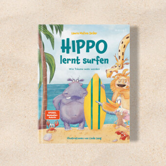 Hippo lernt Surfen - Wie Träume wahr werden