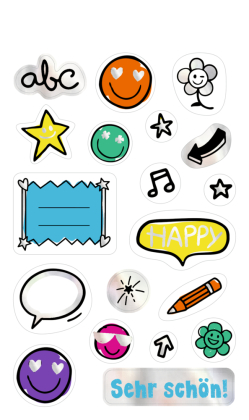 Sticker - Stickerspaß für die Schule