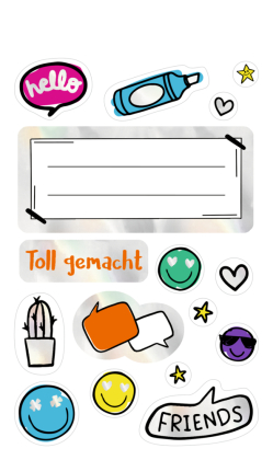 Sticker - Stickerspaß für die Schule