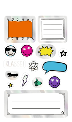 Sticker - Stickerspaß für die Schule